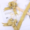 Gold onion film latte art wedding gift box, hand-pulled flower, fruit basket decoration, birthday venue, bow decoration latte art details Picture